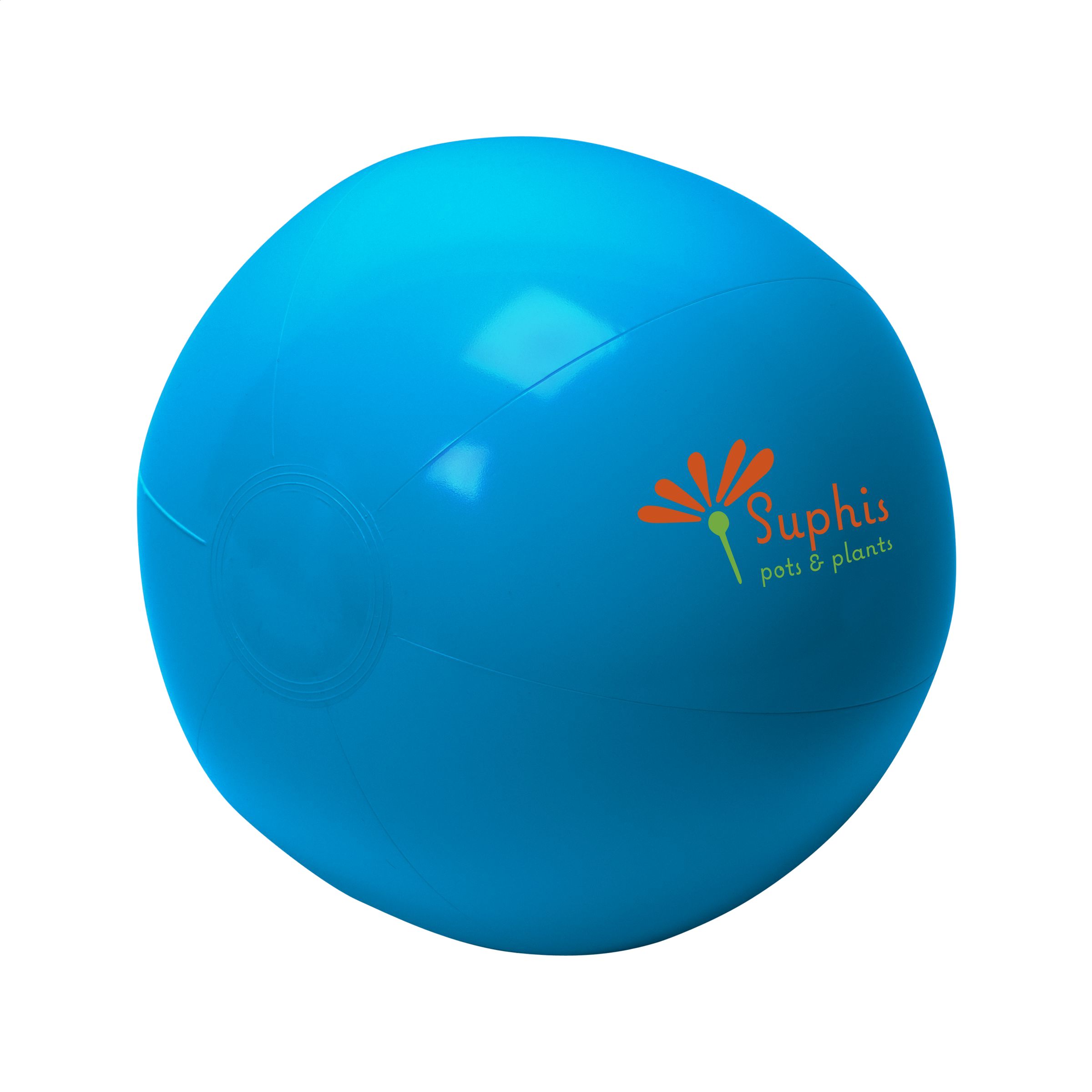 Branded Beach Balls: Blue With Logo