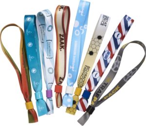 Rpet Fabric Event Wristbands In Different Colour Options