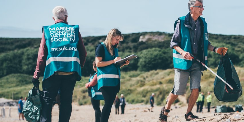British Beach Clean Up Imagery