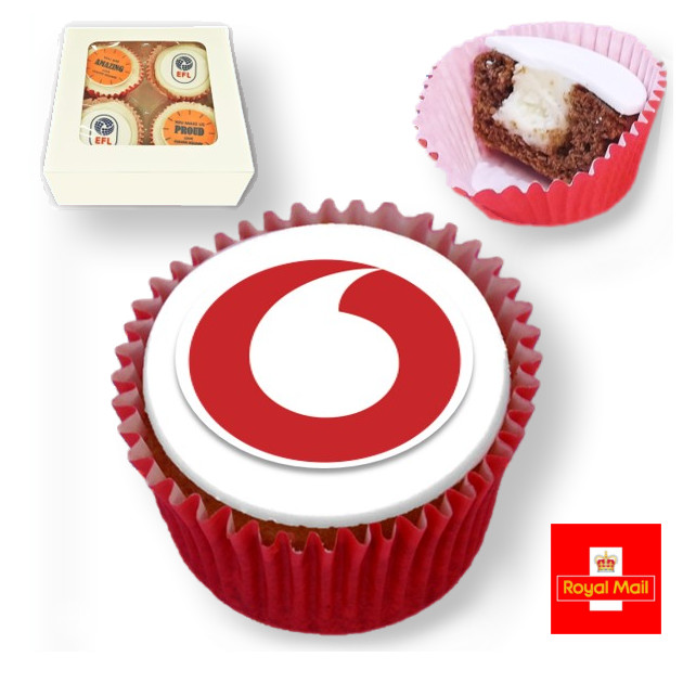 Logo Branded Cupcake Corporate Letterbox Gift