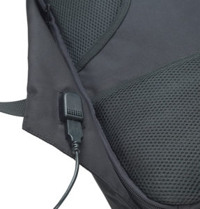 Charging Port In Backpack