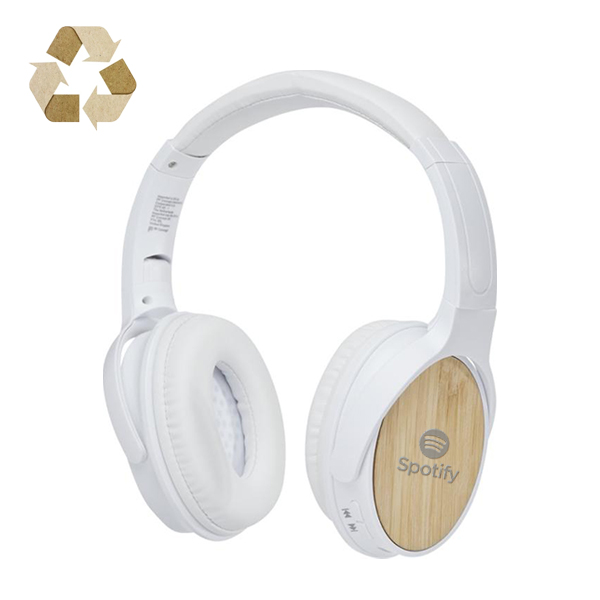 Bamboo Promotional Bluetooth Wireless Headphones