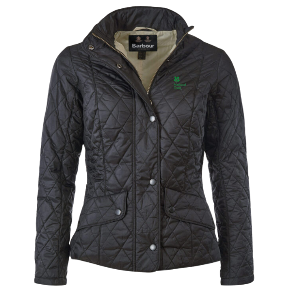 Logo Branded Barbour Flyweight Cavalry Quilted Jacket