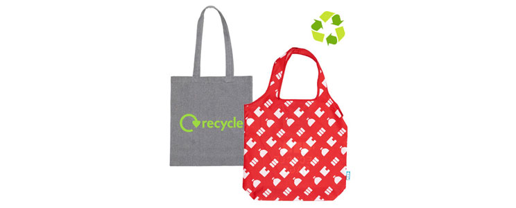 Recycled Promotional Merchandise Tote Bags