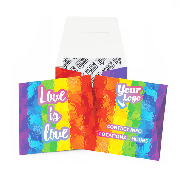 Logo Printed Pride Condoms