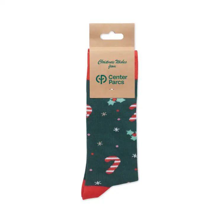 Logo Branded Christmas Cheer Socks
