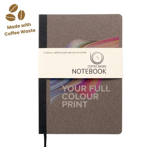 Company Branded Notebook Made From Waste Coffee Grounds