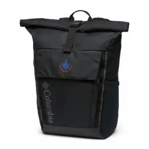 Logo Branded Columbia Roll Top Backpack