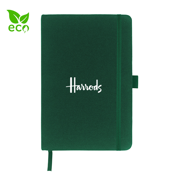 Branded Downswood A5 Eco Cotton Notebook