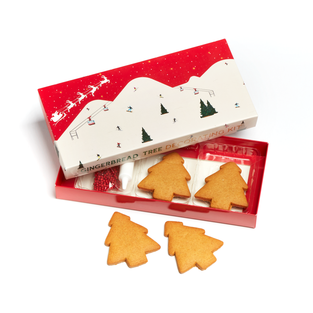 Eco Gingerbread Christmas Tree Kit- Company Branded Box of Gingerbread Christmas Trees