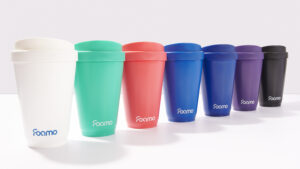 Logo Branded FOAMO Coffee Cup Colour Options