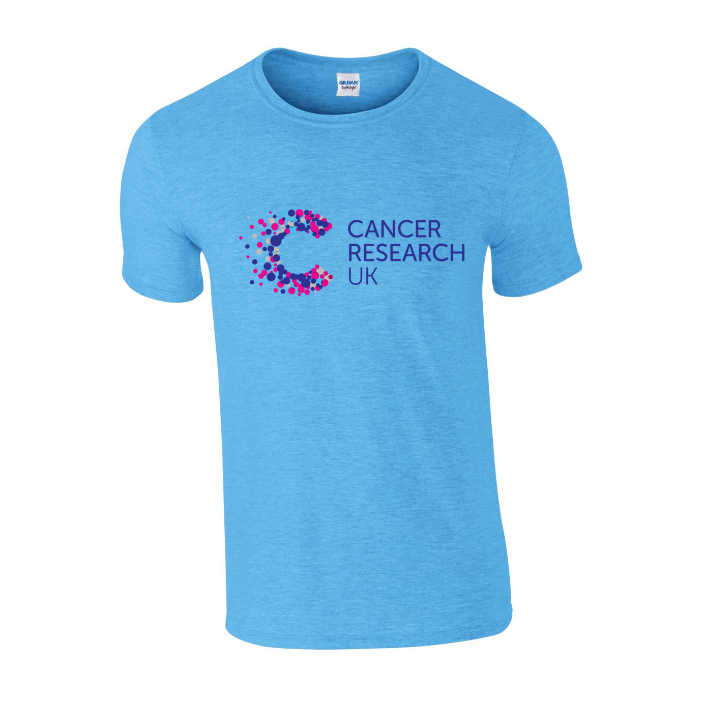Promotional T-Shirts With Printed Logo Blue