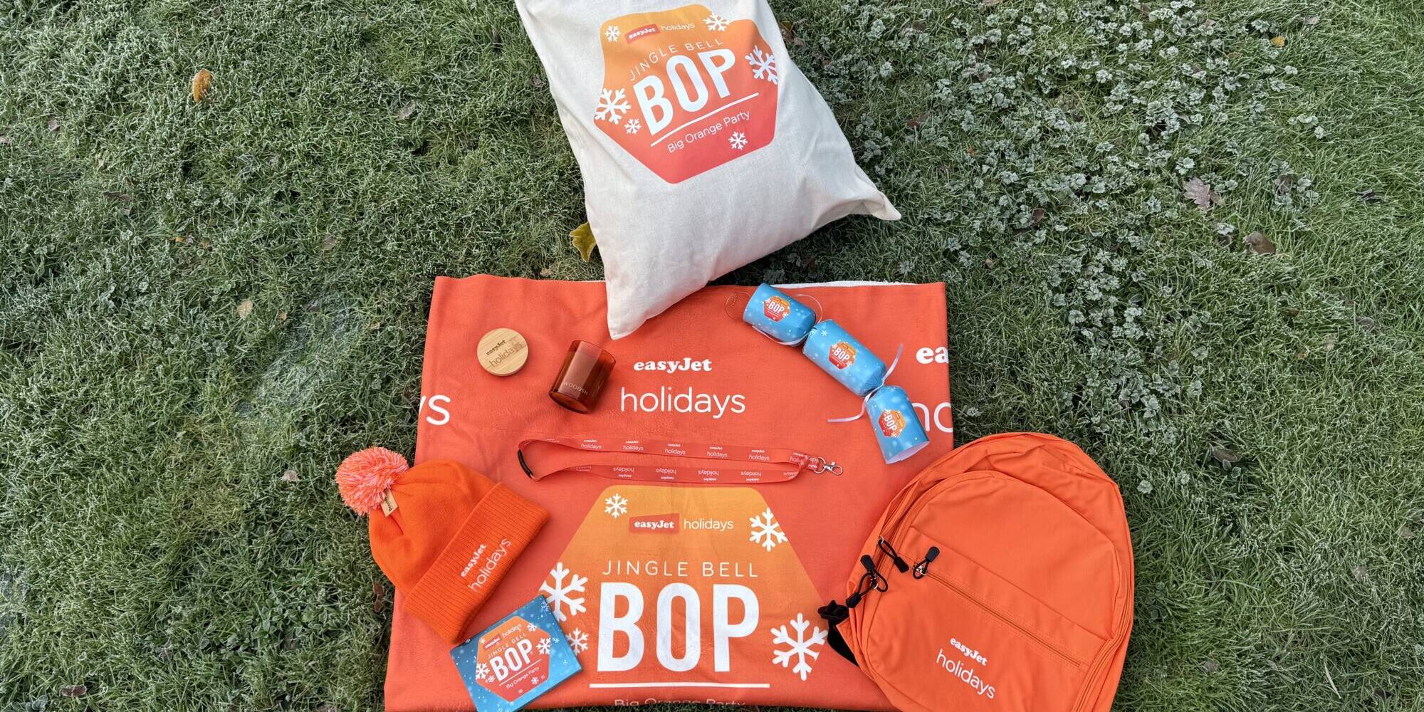 EasyJet Holidays Christmas Branded Merchandise of the Big Orange Party