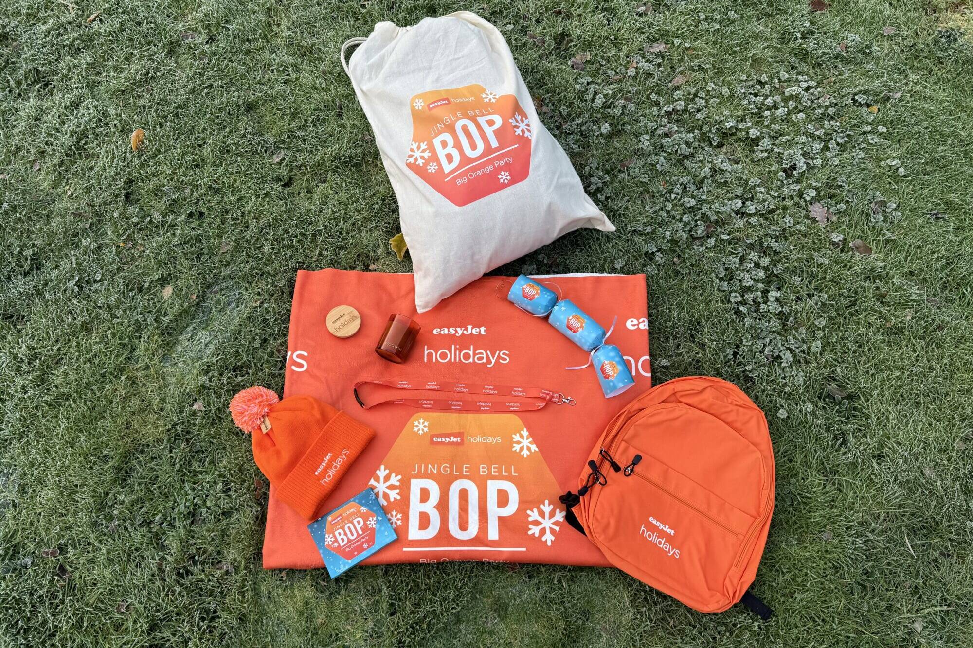 EasyJet Holidays Christmas Branded Merchandise of the Big Orange Party