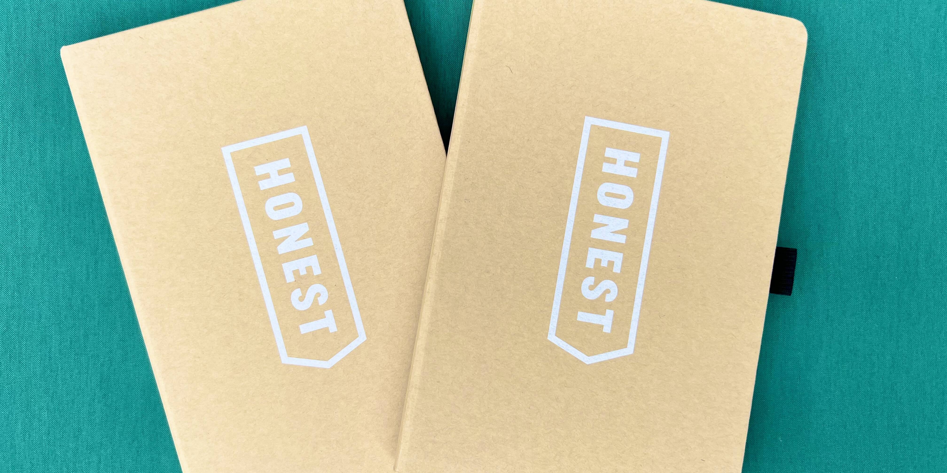 Eco Notebooks For Honest Burgers