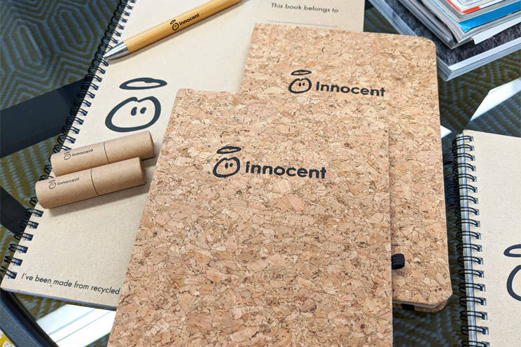 Sustainable Stationery For Innocent Drinks