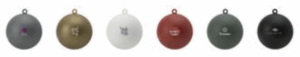 Logo Branded Recycled Christmas Bauble Colour Options