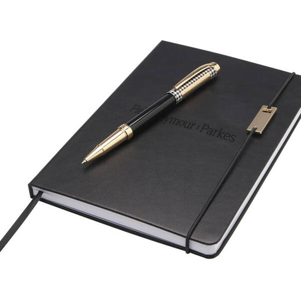 Custom Branded Luxe A5 Notebook & Pen Set