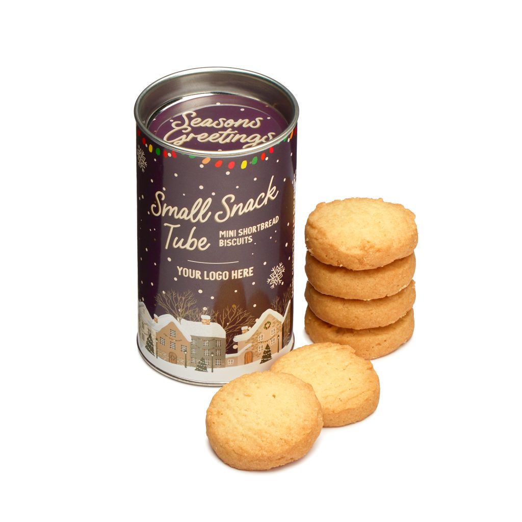Logo Branded Mini Shortbread Biscuit Tin
