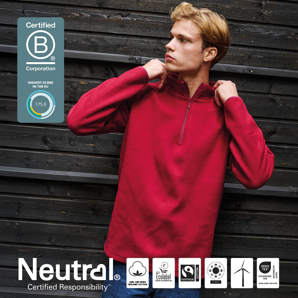 Recycled Polyester Polar Quarter Zip