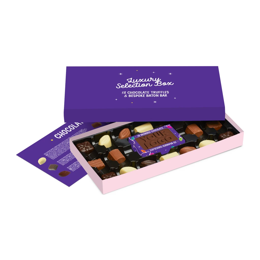 Selection Box 18X Chocolate Truffles Bar Open 1024X1024 1