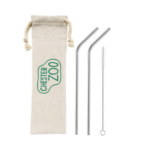 Stainless Steel Straws Kit Chester Zoo