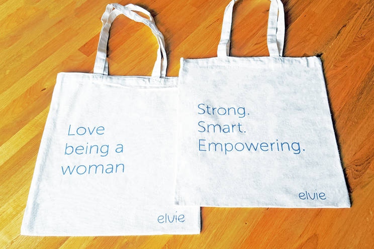 Custom Tote Bags For Elvie With Double Sided Print