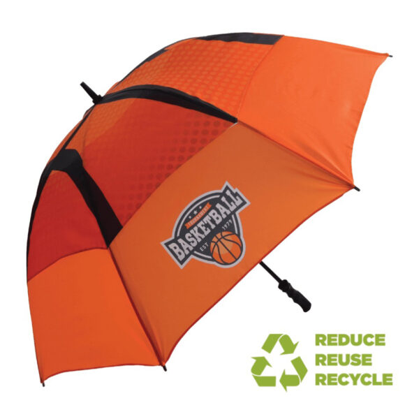 Pantone Matched Firestorm Eco Umbrella