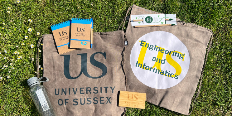 Sustainable Onboarding Packs For Prospective Students Of The University Of Sussex.