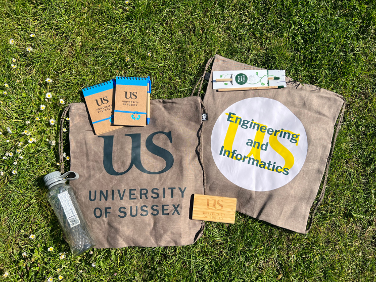 Sustainable Onboarding Packs For Prospective Students Of The University Of Sussex.