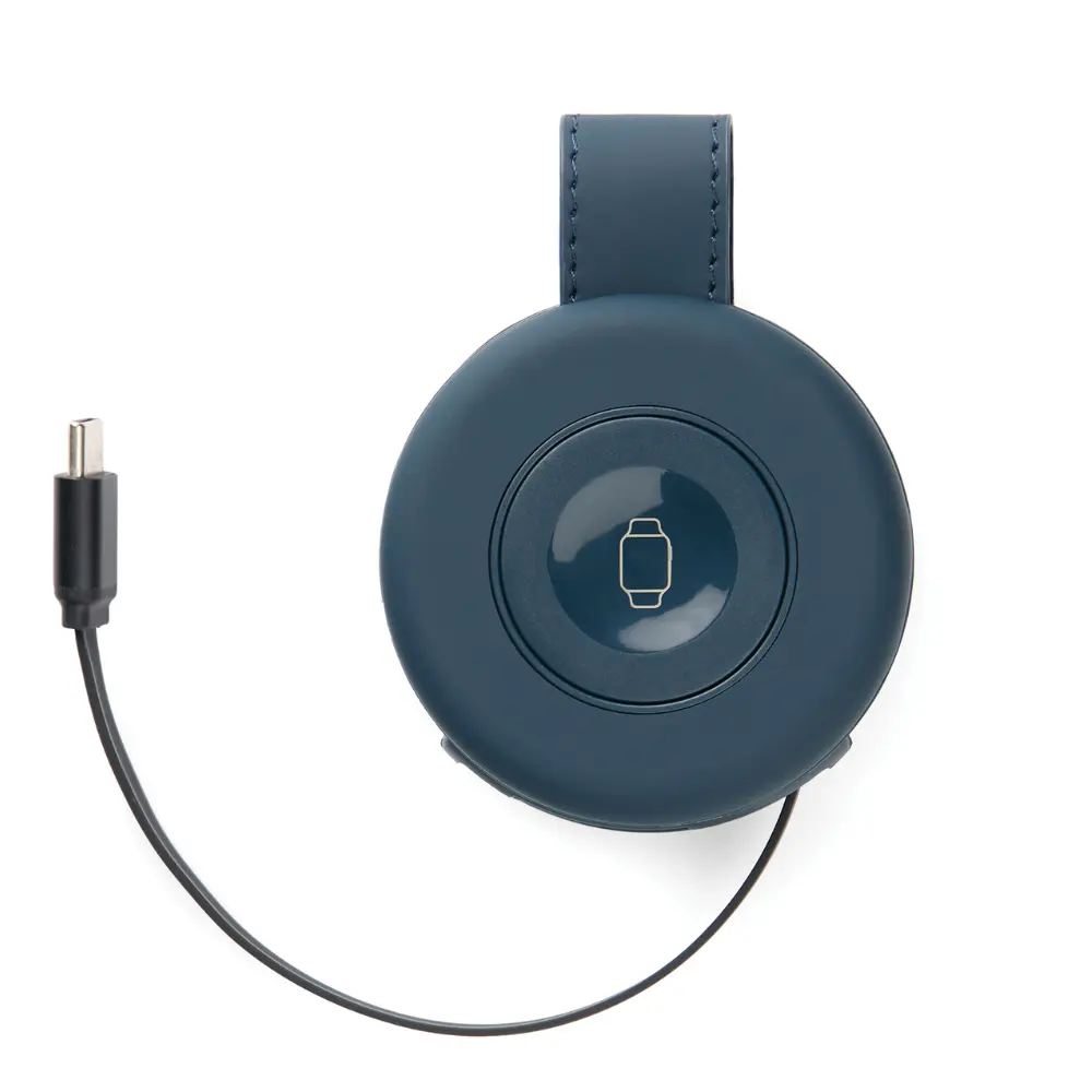 Vinga Baltimore Rcs 2-In-1 Wireless 15W Travel Charger. Top View. Logo Via Co2 Engrave, Digital Print.