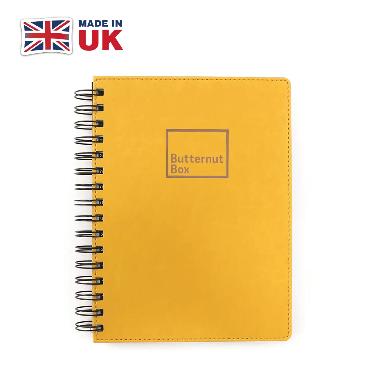 Promotional Vegan Leather A5 Wiro Notebook