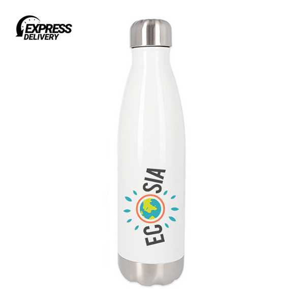 Express White Stainless Steel Bottle