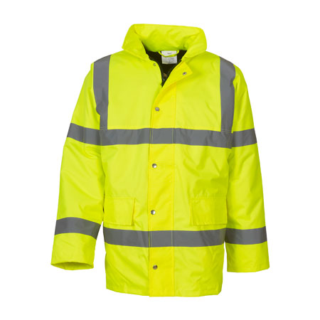 Hi-Vis Classic Highway Jacket | Printed Hi-Vis Workwear | Brandelity