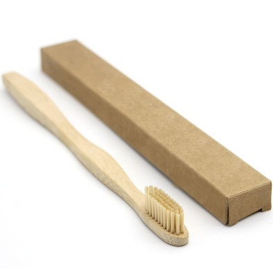 Branded Bamboo Toothbrush With Cardboard Box