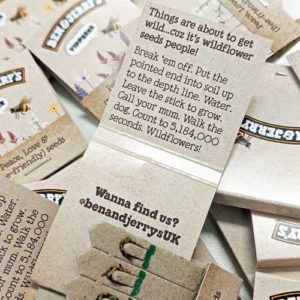 Eco Giveaways For Ben And Jerry's Branded Seed Stixs