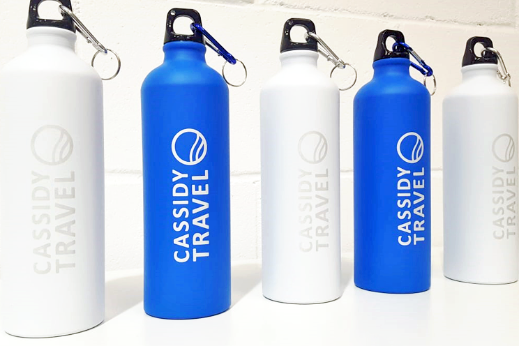 Aluminium Water Bottles Logo Printed