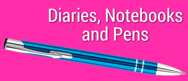 Branded Diaries Pens Notebooks