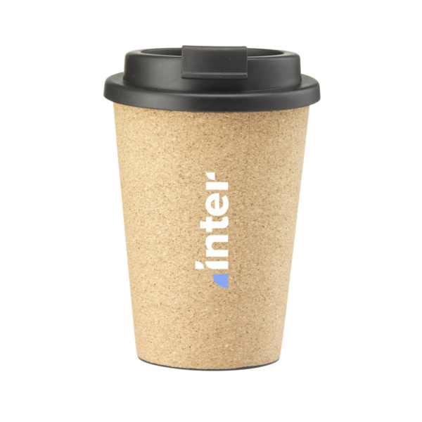 Branded Reusable Cork Coffee Cup