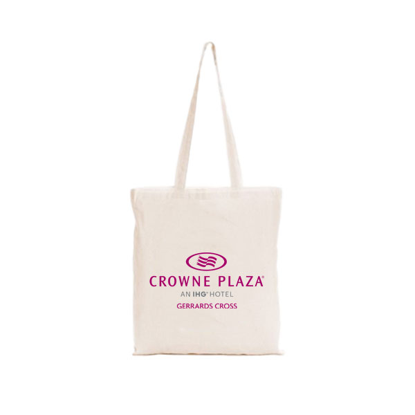 5Oz Cotton Tote Bag Printed With Your Logo.