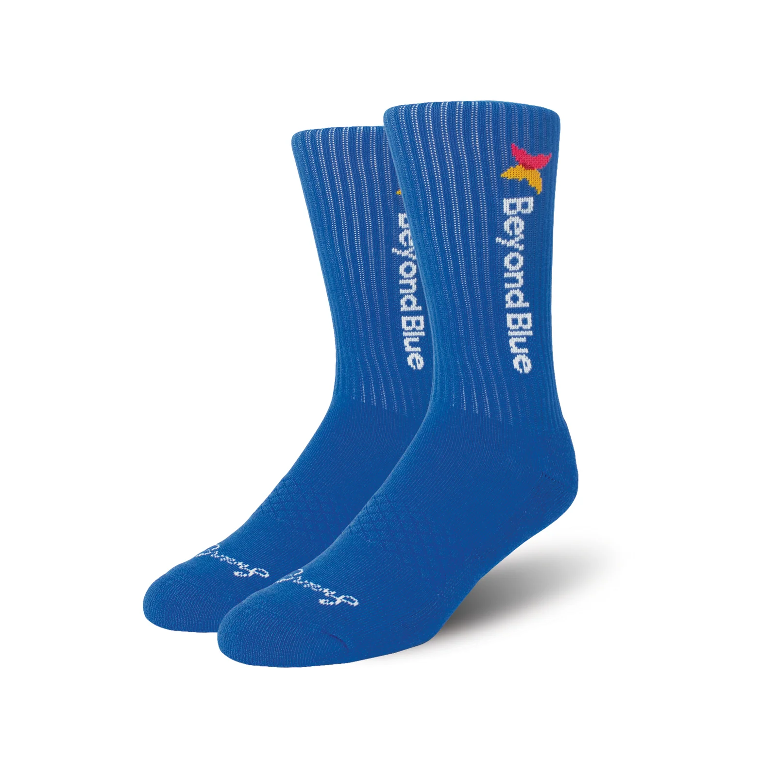 Custom Branded Sports Crew Bamboo Socks Main