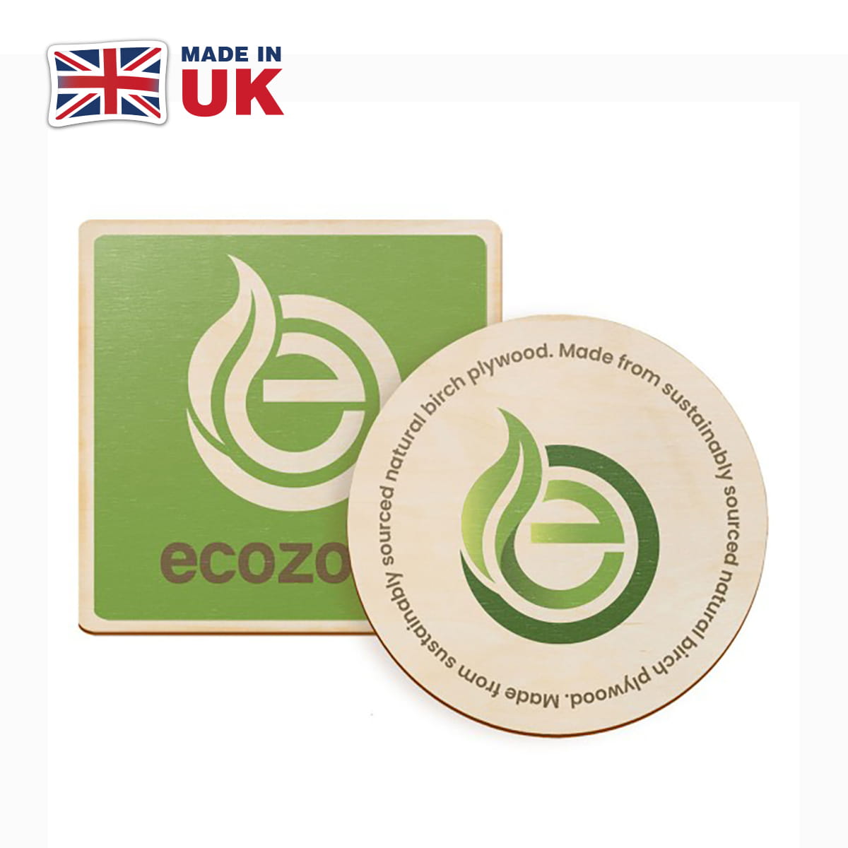 Custom Printed Wooden Coasters