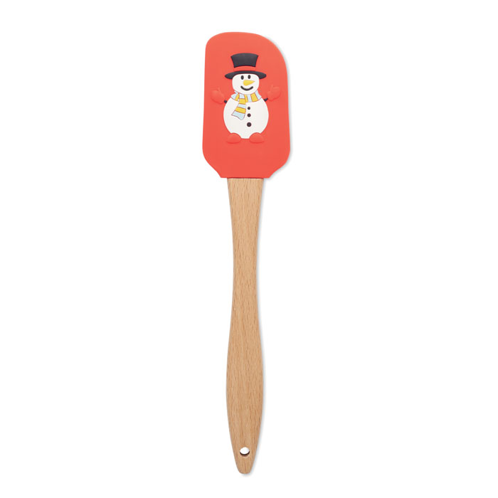 Branded Christmas Spatula with Snowman motif