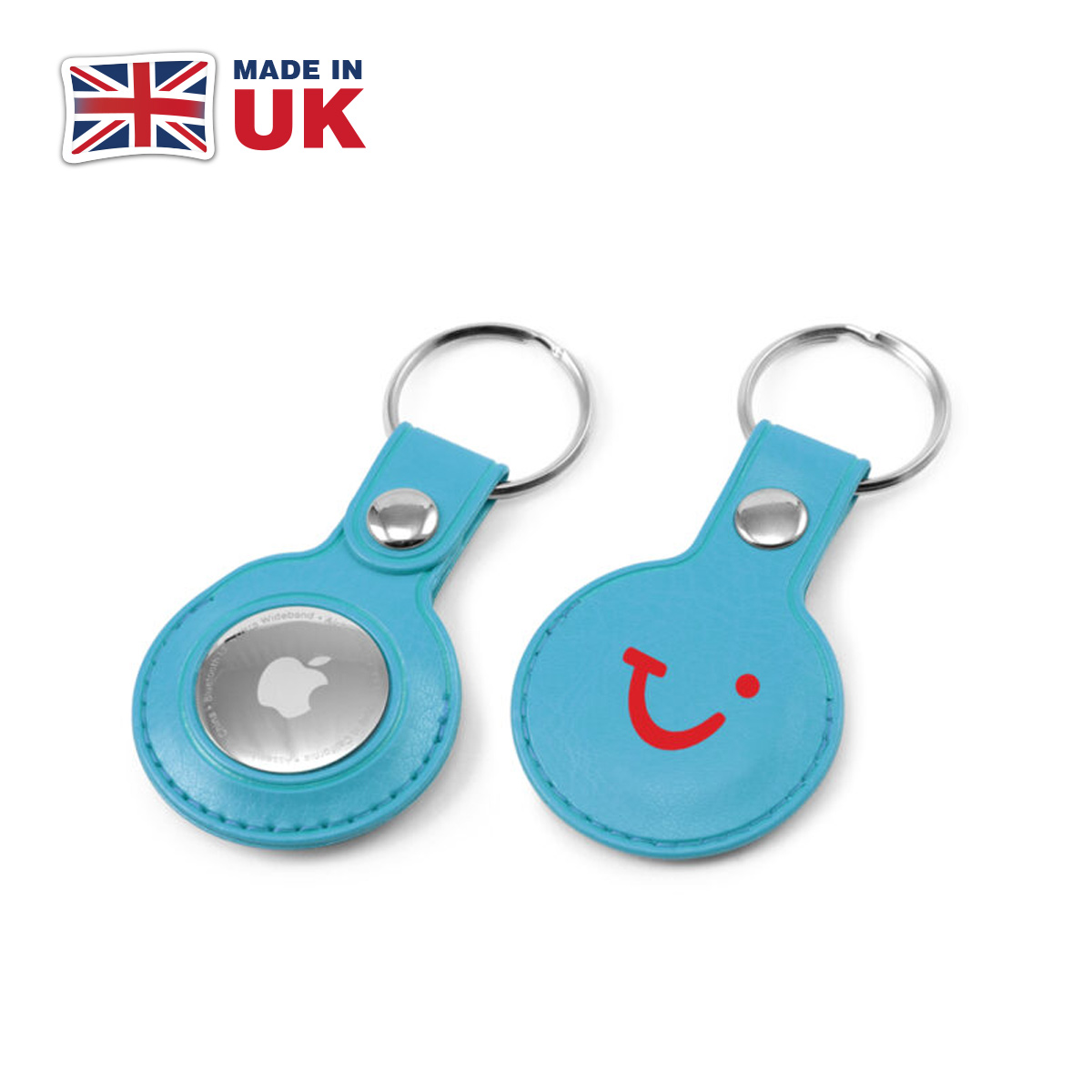 Logo Branded Deluxe Airtag Holder Keyring