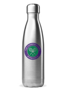 metal water bottle with logo