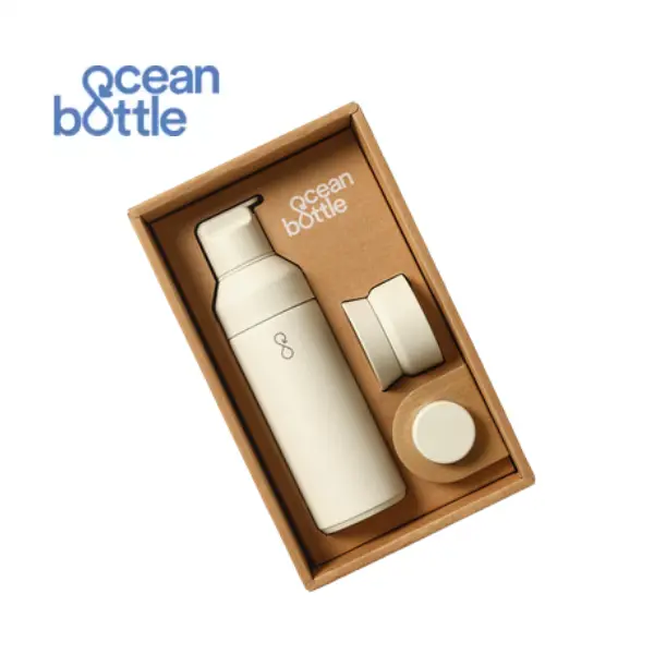 Ocean Bottle 3In1 Gift Set In A Brown Gift Box