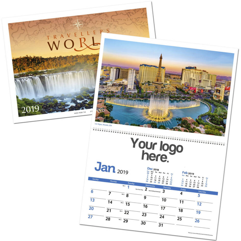 The Mid Spiral Postage Calendar | Brandelity | Promotional Calendars