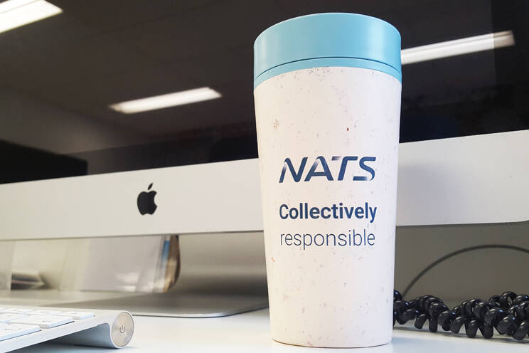 Branded Rcups On Desk