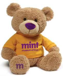 Custom soft toys: Bear with Logo on T-Shirt