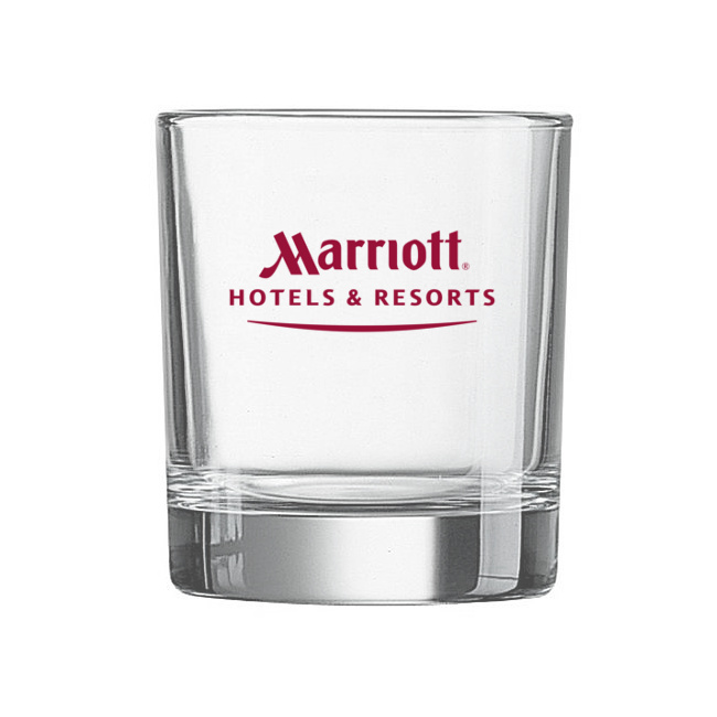 Logo Branded Short Glass